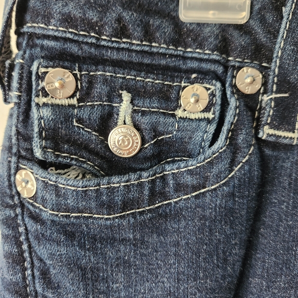 True Religion Hi-Rise Boot Cut Jeans Sequins on Pocket Size 25 - Picture 16 of 16